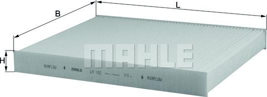 KNECHT LA 182 - Филтър купе (поленов филтър) vvparts.bg