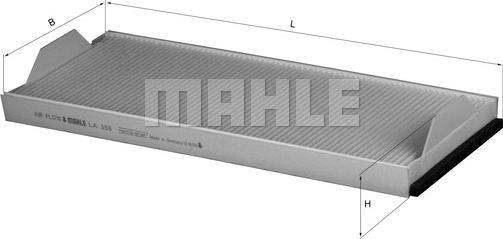 KNECHT LA 358 - Филтър купе (поленов филтър) vvparts.bg