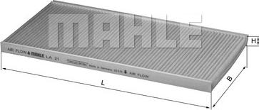 KNECHT LA 21 - Филтър купе (поленов филтър) vvparts.bg