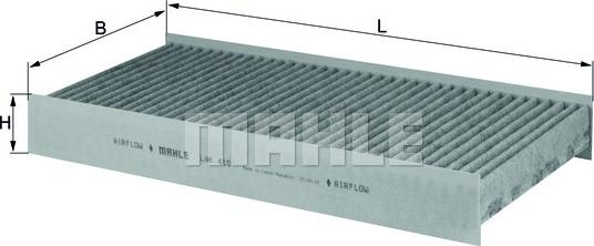 KNECHT LAK 410 - Филтър купе (поленов филтър) vvparts.bg