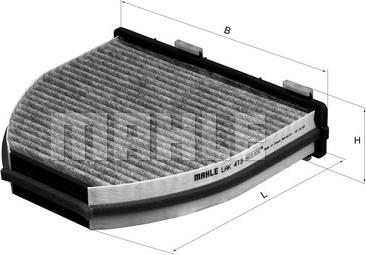 KNECHT LAK 413 - Филтър купе (поленов филтър) vvparts.bg