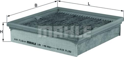 KNECHT LAK 148 - Филтър купе (поленов филтър) vvparts.bg