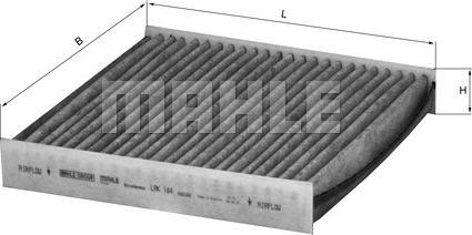 KNECHT LAK 184 - Филтър купе (поленов филтър) vvparts.bg