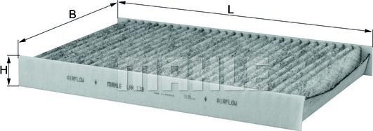 KNECHT LAK 138 - Филтър купе (поленов филтър) vvparts.bg