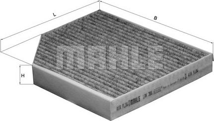 KNECHT LAK 386 - Филтър купе (поленов филтър) vvparts.bg