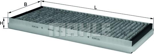 KNECHT LAK 77 - Филтър купе (поленов филтър) vvparts.bg