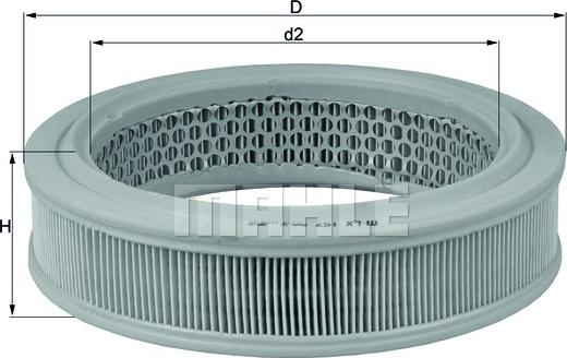 KNECHT LX 157 - Въздушен филтър vvparts.bg