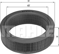 KNECHT LX 184 - Въздушен филтър vvparts.bg