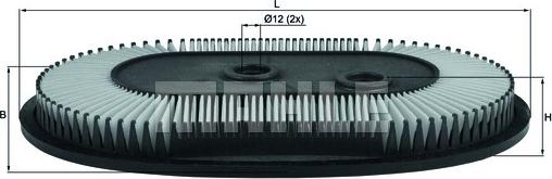 KNECHT LX 846 - Въздушен филтър vvparts.bg