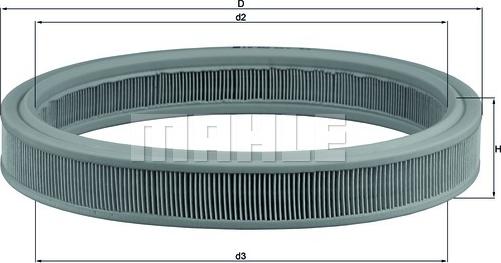 KNECHT LX 332 - Въздушен филтър vvparts.bg