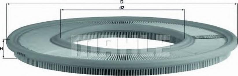 KNECHT LX 258 - Въздушен филтър vvparts.bg