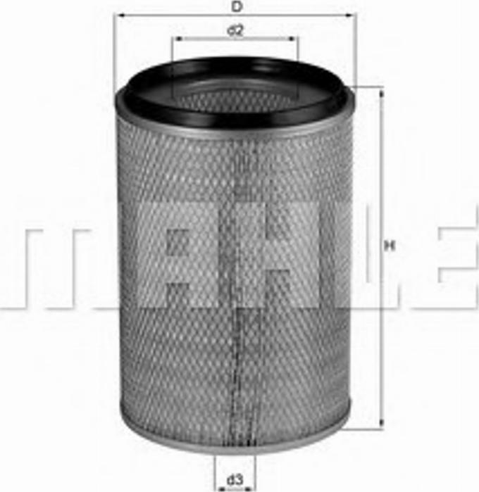 KNECHT LX 28 - Въздушен филтър vvparts.bg