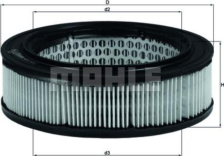 KNECHT LX 278 - Въздушен филтър vvparts.bg