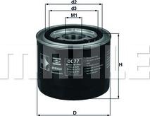 KNECHT OC 77 - Маслен филтър vvparts.bg