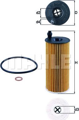 KNECHT OX 404D - Маслен филтър vvparts.bg