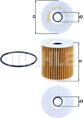 KNECHT OX 149D - Маслен филтър vvparts.bg