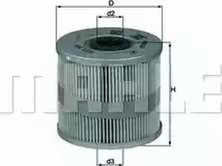 KNECHT OX 122D - Маслен филтър vvparts.bg