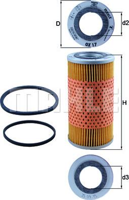 KNECHT OX 17D - Маслен филтър vvparts.bg