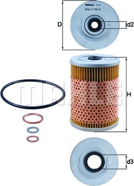 KNECHT OX 32D - Маслен филтър vvparts.bg