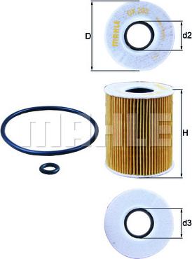 KNECHT OX 203D - Маслен филтър vvparts.bg