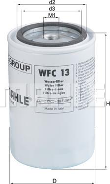 KNECHT WFC 13 - Филтър за охладителната течност vvparts.bg