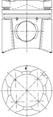 Kolbenschmidt 94849600 - Бутало vvparts.bg