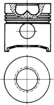 Kolbenschmidt 92628964 - Ремонтен к-кт, бутало / риза vvparts.bg