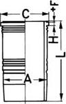 Kolbenschmidt 89534110 - Цилиндрова риза vvparts.bg