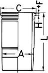 Kolbenschmidt 89593810 - Цилиндрова риза vvparts.bg