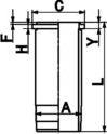 Kolbenschmidt 88476110 - Цилиндрова риза vvparts.bg