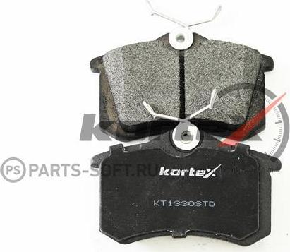 Kortex KT1330STD - Комплект спирачно феродо, дискови спирачки vvparts.bg