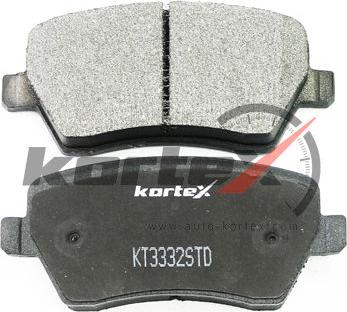 Kortex KT3332STD - Комплект спирачно феродо, дискови спирачки vvparts.bg