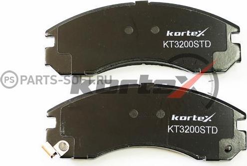 Kortex KT3200STD - Комплект спирачно феродо, дискови спирачки vvparts.bg