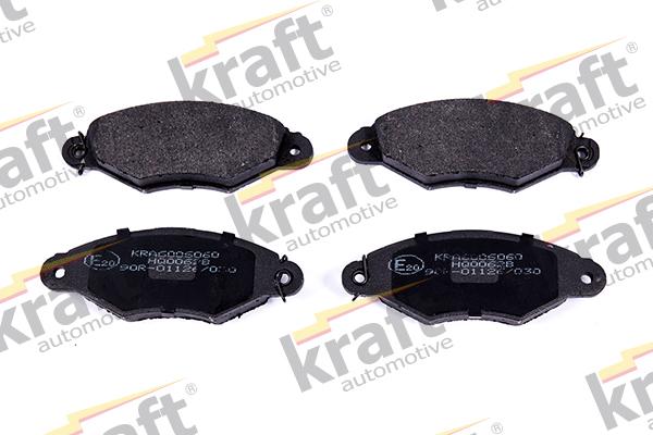 KRAFT AUTOMOTIVE 6006060 - Комплект спирачно феродо, дискови спирачки vvparts.bg