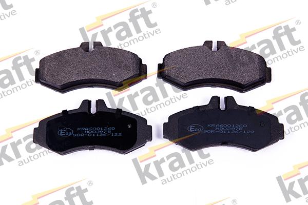 KRAFT AUTOMOTIVE 6001260 - Комплект спирачно феродо, дискови спирачки vvparts.bg