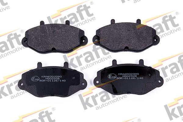 KRAFT AUTOMOTIVE 6002090 - Комплект спирачно феродо, дискови спирачки vvparts.bg