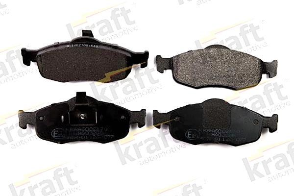 KRAFT AUTOMOTIVE 6002170 - Комплект спирачно феродо, дискови спирачки vvparts.bg