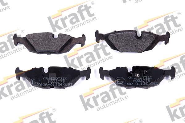 KRAFT AUTOMOTIVE 6007220 - Комплект спирачно феродо, дискови спирачки vvparts.bg