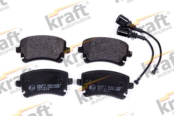 KRAFT AUTOMOTIVE 6010907 - Комплект спирачно феродо, дискови спирачки vvparts.bg