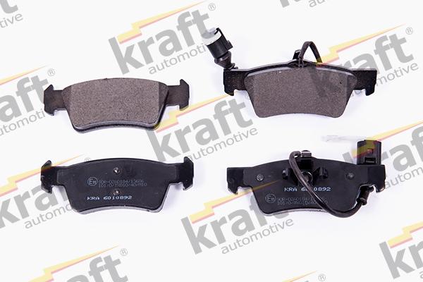 KRAFT AUTOMOTIVE 6010892 - Комплект спирачно феродо, дискови спирачки vvparts.bg