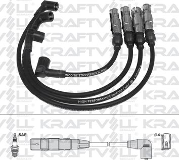 KRAFTVOLL GERMANY 05070341 - Комплект запалителеи кабели vvparts.bg