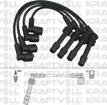 KRAFTVOLL GERMANY 05070352 - Комплект запалителеи кабели vvparts.bg