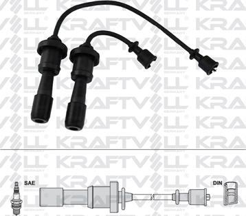 KRAFTVOLL GERMANY 05070334 - Комплект запалителеи кабели vvparts.bg