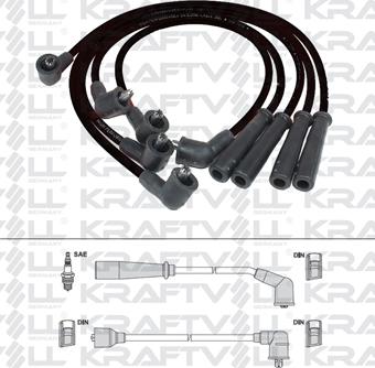 KRAFTVOLL GERMANY 05070243 - Комплект запалителеи кабели vvparts.bg