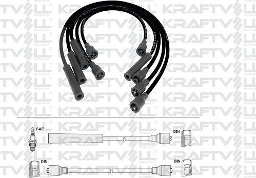 KRAFTVOLL GERMANY 05070200 - Комплект запалителеи кабели vvparts.bg