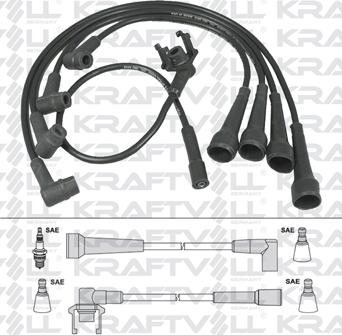 KRAFTVOLL GERMANY 05070219 - Комплект запалителеи кабели vvparts.bg