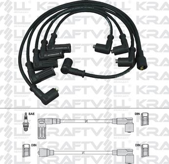 KRAFTVOLL GERMANY 05070215 - Комплект запалителеи кабели vvparts.bg