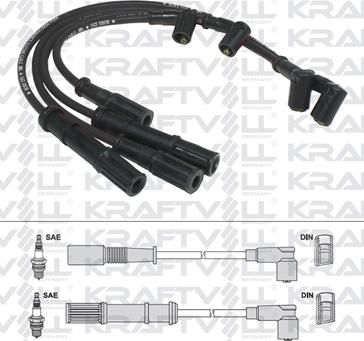 KRAFTVOLL GERMANY 05070210 - Комплект запалителеи кабели vvparts.bg