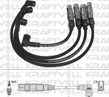 KRAFTVOLL GERMANY 05070218 - Комплект запалителеи кабели vvparts.bg