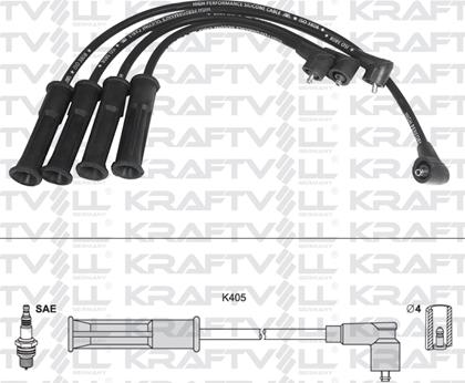 KRAFTVOLL GERMANY 05070288 - Комплект запалителеи кабели vvparts.bg